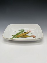 Royal Worcester 10&quot;x7&quot; Evesham Gold Baking Serving Dish Corn Rectangle A47 - £24.56 GBP