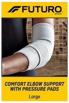 FUTURO Elbow Comfort Support with Pressure Pads Large - $14.55