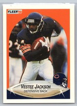 Fleer 1990 Vestee Jackson Chicago Bears #295 - £1.39 GBP