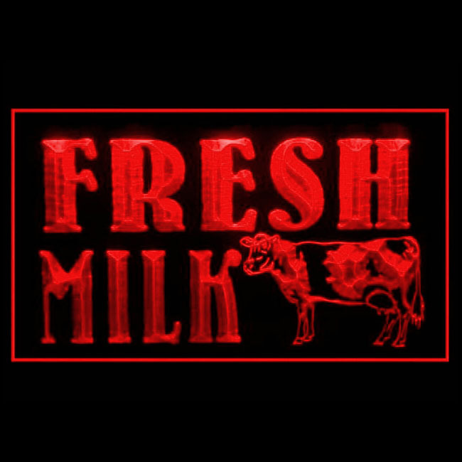 110252B Fresh Milk Cow&#39;s Nutritious Natural Organic Kid Breakfast LED Li... - $21.99