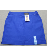 Rafaella Skort Womens Large Blue Functional Pockets Slit Elastic Waist P... - $452.22 MXN