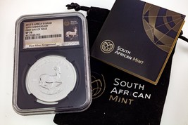 2017 South Africa Silver 1 Rand 50th Anniversary NGC SP70 FDOI w/ CoA - $123.74
