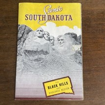 1940s SCENIC SOUTH DAKOTA Black Hills and Badlands Region Travel Brochur... - £19.38 GBP