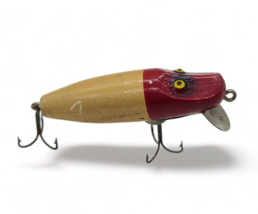 Vintage Wooden Paw-Paw Red Head River Runt 3 1/4&quot; Long 5 oz. Fishing Lure - £18.51 GBP