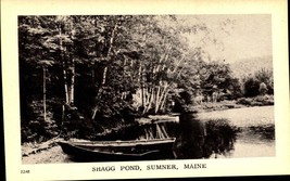 Vintage Real Picture POSTCARD- Shagg Pond Sumner Maine ME-BK35 - £3.09 GBP