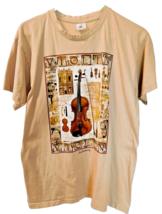 Salzburg B&amp;C Collection Graphic T-Shirt Violin La Traviata Opera House S... - £12.58 GBP