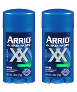 (2 Pack)Arrid XX Extra Extra Dry Solid Antiperspirant Deodorant Unscente... - $14.99