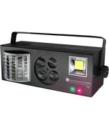Stage Lights, Marygel 4 In 1 Sound Activated Rgbw Led Pattern Lights Strobe - $2,038.91 MXN