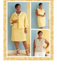 Butterick Sewing Pattern 6822 10954 Dress Jacket Plus Size 18W-24W - £11.37 GBP