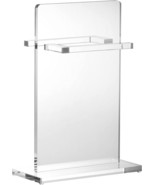 Lucite Towel Stand, S-Style Hand Towel Holder Stand, Modern Sleek Vanity... - £39.21 GBP