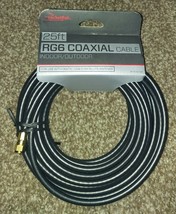 Rocketfish 7.62 (25 ft.) RG6 Coaxial Cable (RF-RG625BK) - $10.96