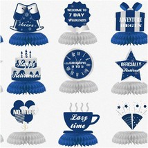 RetireMentor&#39;s Blissful Adventure Kit: 9Pcs Blue Silver Honeycomb Center... - $30.68