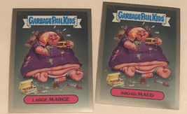 Large Marge Broad Maud Garbage Pail Kids  Lot Of 2 Chrome 2020 - £3.88 GBP