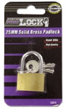 25 MM Brass Padlock with Keys - £4.75 GBP