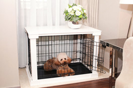 Merry Products PTH0231720100 Cage with Crate Cover, White - Small - £146.33 GBP
