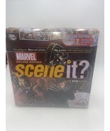 MARVEL Scene It? Deluxe Edition 2 DVD Collector&#39;s Tin Box Board Game New... - £47.30 GBP