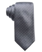 Ryan Seacrest Distinction Men&#39;s Pindot Tie Silver B4HP - £11.71 GBP