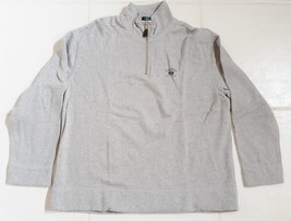 Vtg Ralph Lauren RL-67 Sweatshirt Pullover Mock Turtle Zip Boxy Gray Women&#39;s L - £46.57 GBP