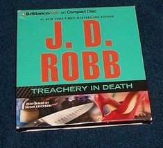 Treachery In Death By J.D. Robb ~ Unabridged Cd&#39;s Audiobook - £6.92 GBP