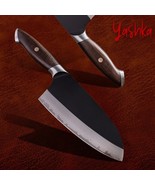 Chinese Cleaver Knife Kitchen Chef’s Knife Cutlery Cooking Handmade Cutt... - $55.00