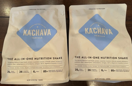 2 bags KA’CHAVA VANILLA NUTRITION SHAKE 15.31 Oz Kachava SM bags Exp 6/26 - $64.30
