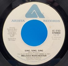 Melissa Manchester 45 Sing Sing Sing / Better Days A4 - $43.73 MXN