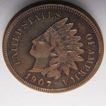 1907 I.H.Cent Better Grade w/Liberty   20130353 - £14.93 GBP