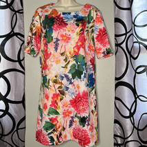 Cece Short Sleeve Bountiful Garden Dress Medium - £23.50 GBP