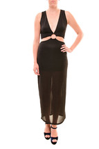 Finders Keepers Womens Dress Maxi Elegant Stylish Maxwell Black Size S - $41.06