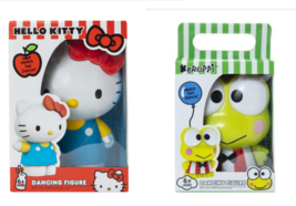 Hello Kitty &amp; Friends Dancing Figures 2 PACK BUNDLE Keroppi Sanrio Dance Moving - £18.67 GBP