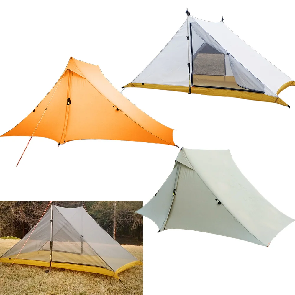 2 Person Professional Waterproof Two-sided 20D Silnylon Tent Outdoor Ultralight - £64.38 GBP+