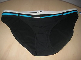 Nautica New Womens Size 14 Black Bathing Suit Bikini Bottoms NWT - £46.69 GBP