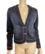 Maurices Denim 2 Button Blazer Size M - $34.58 CAD Maurices Denim 2 Button Blazer Size M - $34.58 CAD