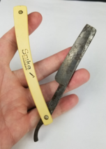 antique straight razor &quot;Union Cutlery Co&quot; Olean NY Spike vintage - $465.68 MXN