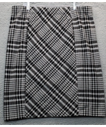 Susan Graver Straight &amp; Pencil Skirt Womens 1X Multi Stretch Houndstooth... - $475.30 MXN