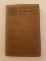 Rare Antique Book Shakespeare&#39;s Tragedy of Macbeth By Jones 1902 - £21.17 GBP