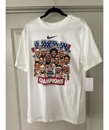 Nike - USAB - Olympics 2024 Men’s Basketball T-Shirt Sz: Large Color: White - $829.28 MXN