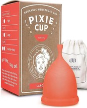 Pixie Menstrual Cup Ebook Guide, Cleaning Wipes, Lube, &amp; Storage Bag Sz ... - $25.72