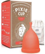 Pixie Menstrual Cup Ebook Guide, Cleaning Wipes, Lube, &amp; Storage Bag Sz ... - £20.68 GBP