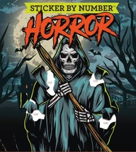 Horror Sticker by Number 28 images of Classic Monsters  - $365.85 MXN