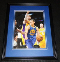 Stephen Curry vs Pau Gasol Framed 11x14 Photo Display Warriors Lakers - £27.77 GBP