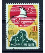 Korea 805 Used Lunar New Year of Crane Birds ZAYIX 0624S0644 - £1.18 GBP