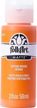 FolkArt Acrylic Paint 2oz Pure Orange - £8.88 GBP