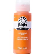 FolkArt Acrylic Paint 2oz Pure Orange - £8.91 GBP