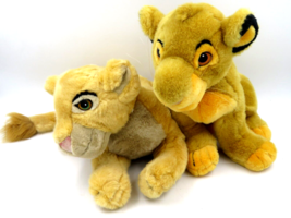 Vintage Lion King Simba and Nala Plush Disney 12" - £19.42 GBP