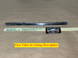 60 Cadillac Sdn Deville Flat Top RIGHT REAR DOOR JAM WINDOW SASH CHANNEL... - $98.99