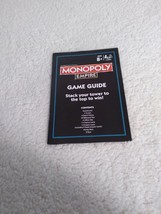 Monopoly Empire Replacement GAME GUIDE INSTRUCTIONS BOOKLET Only - $7.69