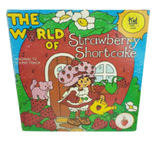 Vintage Kids Stuff The World Of Strawberry Shortcake Tv Music Record Songs - £29.61 GBP