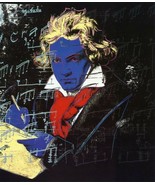 Beethoven lithograph, Andy Warhol. Classical POP Art. EXCLUSIVE gift War... - £182.13 GBP