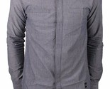 Akomplice VSOP Clean Patrick Long Sleeve Charcoal Grey Button Up Down Sh... - $44.24